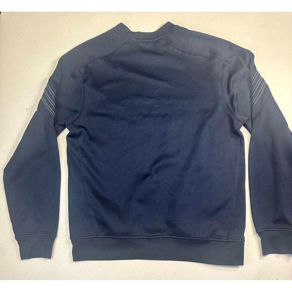 Adidas Notre Dame Fighting Irish ClimaWarm Navy Blue Sweatshirt Mens Medium